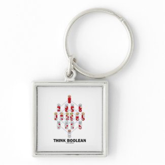 Think Boolean (Hasse Diagram) keychain