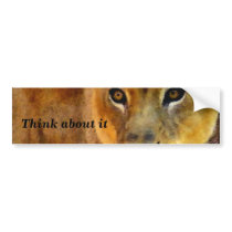 Think_ bumper stickers by ELENNE Think_ bumper stickers