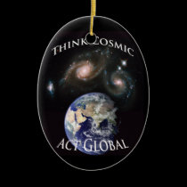 Think Cosmic; Act Global: new for OWS ornaments