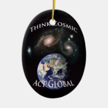 Think Cosmic; Act Global: new for OWS Christmas Tree Ornaments