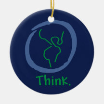 Think Earth Christmas ornament