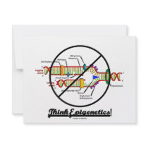 Think Epigenetics! (Cross Out DNA Replication) invitations by wordsunwords Think Epigenetics! (Cross Out DNA Replication) invitations