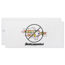 Think Epigenetics! (Cross Out DNA Replication) rack cards by wordsunwords Think Epigenetics! (Cross Out DNA Replication) rack cards