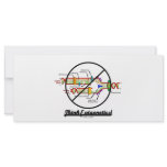 Think Epigenetics! (Cross Out DNA Replication) Customized Rack Card