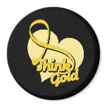 Think Gold Childhood Cancer magnets