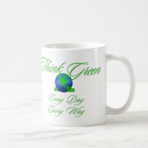 Think Green 2 Classic White Mug