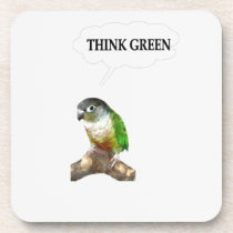 Think Green 2 cork coasters