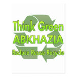Think Green Abkhazia Post Card