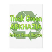 Think Green Abkhazia postcards