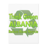 Think Green Albania Post Card
