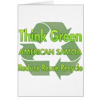 Think Green American Samoa cards