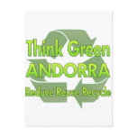 Think Green Andorra Post Cards