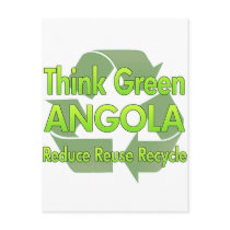 Think Green Angola postcards by FlagStore Think Green Angola postcards