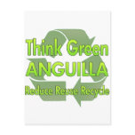 Think Green Anguilla Post Cards