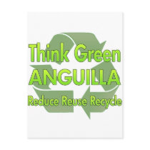 Think Green Anguilla Post Cards
