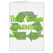 Think Green Argentina Cards