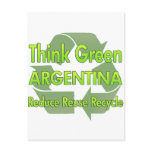 Think Green Argentina Postcards