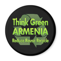 Think Green Armenia Magnets