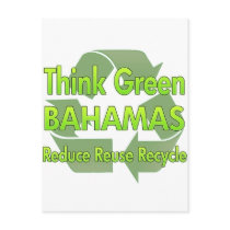 Think Green Bahamas4 Post Card