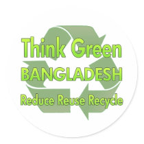 Think Green Bangladesh Sticker
