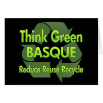 Think Green Basque cards