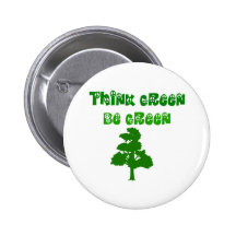 Think Green Be Green Button