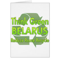 Think Green Belarus cards by FlagStore Think Green Belarus cards