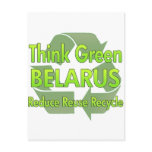 Think Green Belarus Post Cards