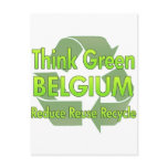 Think Green Belgium Postcards