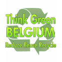 Think Green Belgium t-shirts by FlagStore Think Green Belgium t-shirts