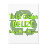 Think Green Belize Postcards