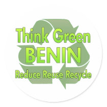 Think Green Benin stickers