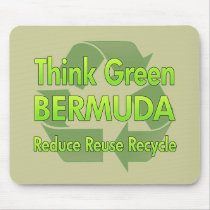 Think Green Bermuda mousepads