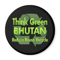 Think Green Bhutan magnets