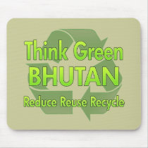 Think Green Bhutan mousepads