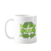Think Green Bhutan mugs