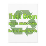 Think Green Bosnia Herzegovina Postcards