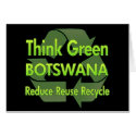 Think Green Botswana cards