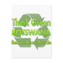 Think Green Botswana postcards