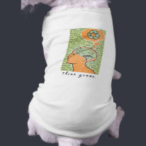Think Green Brain Power pet clothing by Prodem Think Green Brain Power pet clothing