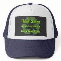 Think Green Brunei Darussalam hats by FlagStore Think Green Brunei Darussalam hats
