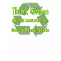 Think Green Brunei Darussalam t-shirts by FlagStore Think Green Brunei Darussalam t-shirts