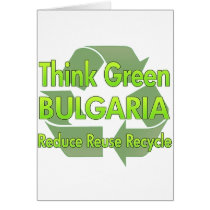 Think Green Bulgaria cards by FlagStore Think Green Bulgaria cards