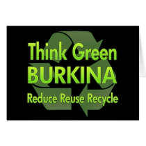 Think Green Burkina cards