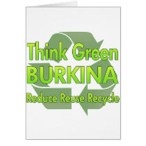 Think Green Burkina cards