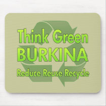 Think Green Burkina mousepads