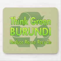Think Green Burundi mousepads