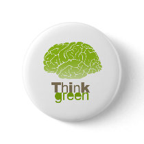 Think Green buttons by treehuggers Think Green buttons