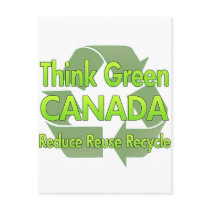 Think Green Canada postcards