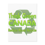 Think Green Canada Post Card